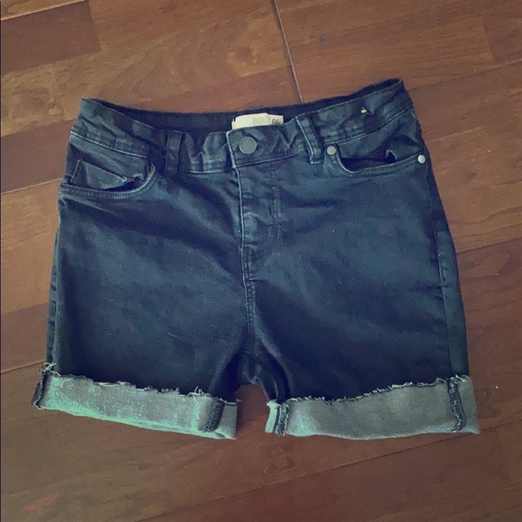 Black Route 66 cut off jean shorts size 25 - Picture 1 of 5